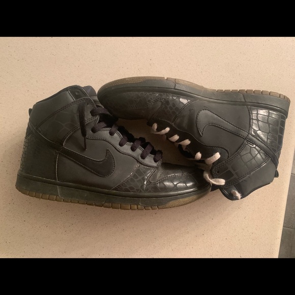 Nike Other - mens size 11 reflective croc dunk highs